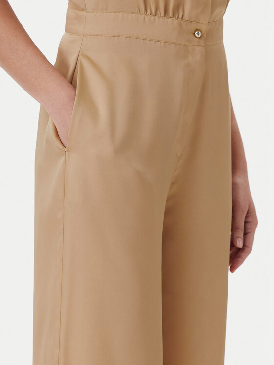 Liu Jo Liu Jo Salopetă WA5177 T5973 Bej Regular Fit