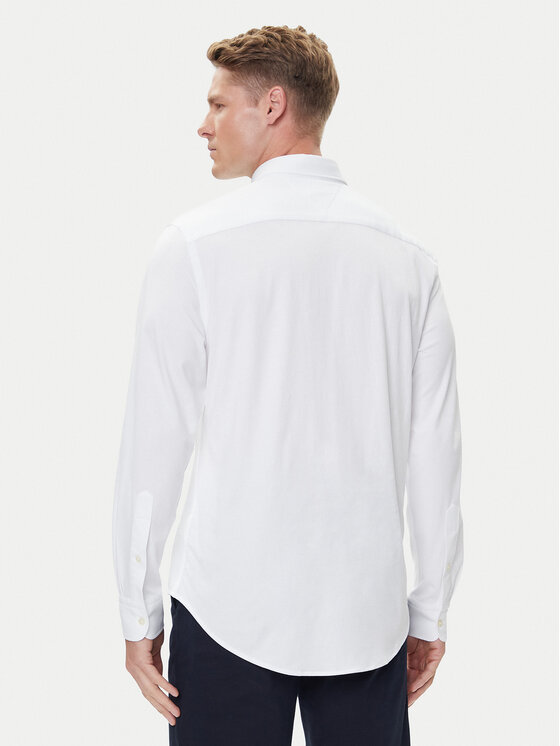Tommy Hilfiger Tommy Hilfiger Πουκάμισο Performance MW0MW39418 Λευκό Slim Fit