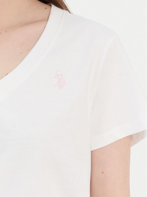 U.S. Polo Assn. U.S. Polo Assn. T-shirt WUP0635 Bijela Classic Fit