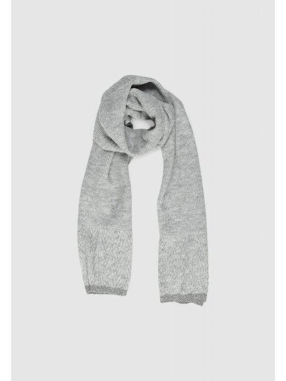 Pieces Pieces Sciarpa PCNOHANNA LONG SCARF LUREX BC Argento