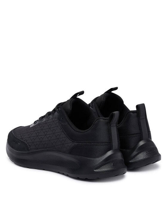 Calvin Klein Calvin Klein Сникърси Light Eva Runn Laceup Aop HM0HM02343 Черен