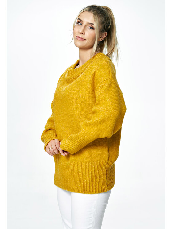 FIGL FIGLFIGL Maglione M882 Giallo Oversize