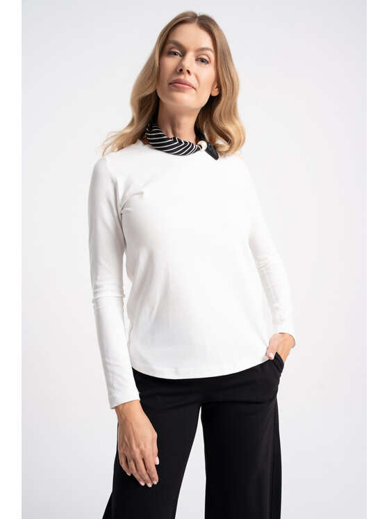 CLICK CLICK Μπλουζάκι 10-7005 Λευκό Regular Fit