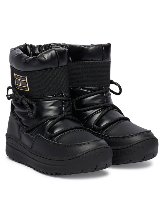 Tommy Hilfiger Tommy Hilfiger Sniego batai T3A5-34052-1474999 S Juoda