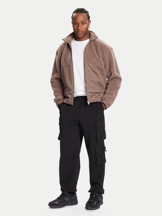 adidas adidas Polár kabát Premium Essentials JW3510 Barna Loose Fit