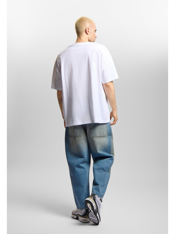 PROSTO. PROSTO. T-Shirt Sport Biały Oversize