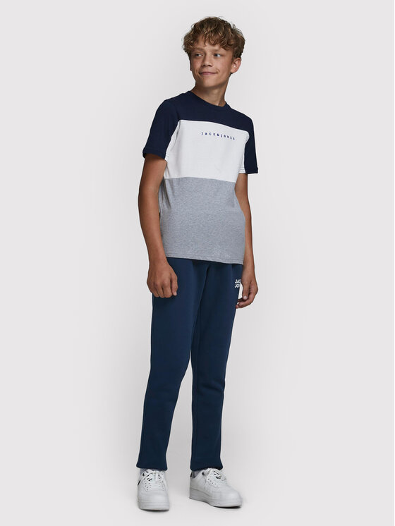 Jack&Jones Junior Pantaloni trening Gordon 12179798 Bleumarin Regular Fit