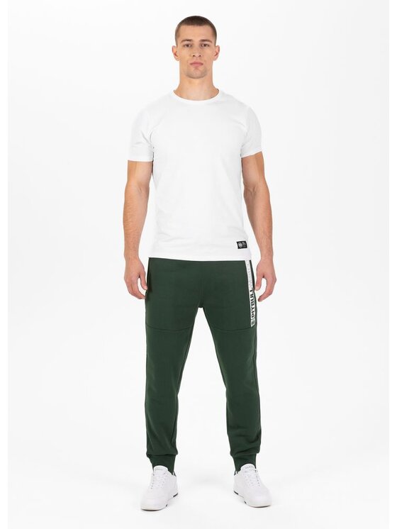 PITBULL PITBULL Spodnie dresowe Spodnie Zielony Regular Fit
