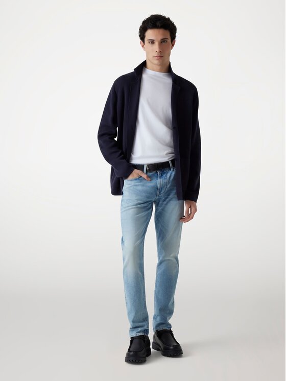 Guess Guess Jeansy 172897 Modrá Slim Fit