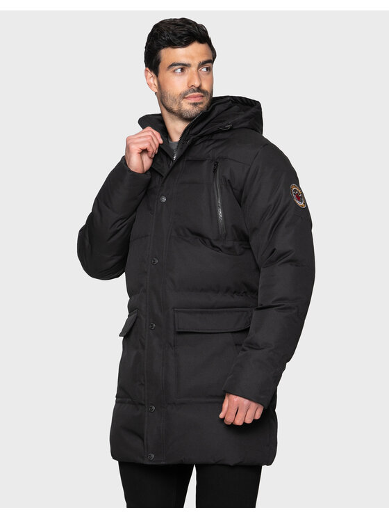 Threadbare Kurtka zimowa 12074 Czarny Regular Fit Modivo.pl
