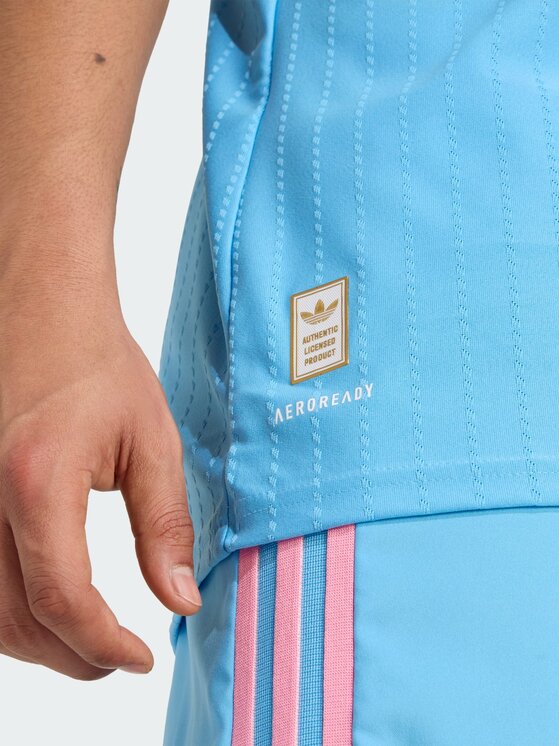 adidas adidas Koszulka techniczna Inter Miami CF 25/26 Third Authentic Jersey Błękitny Slim Fit