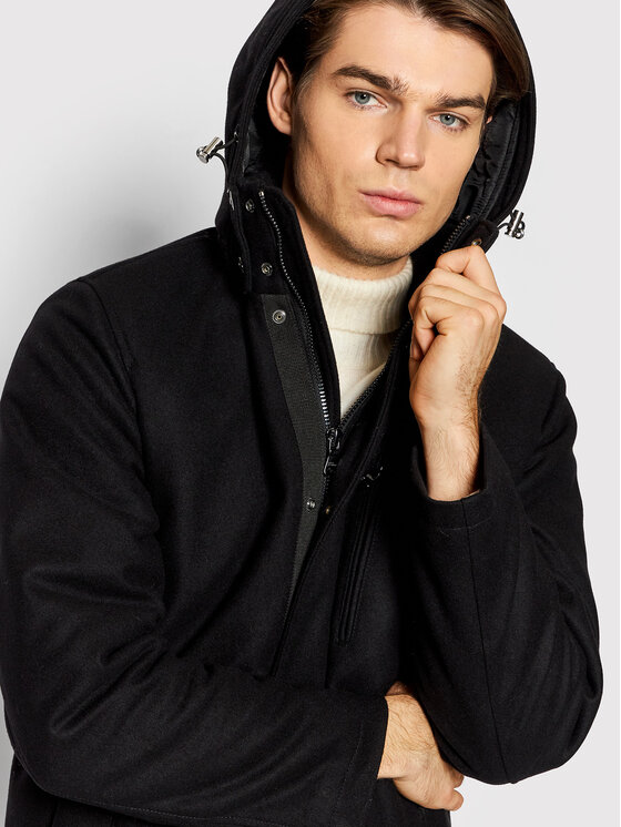 Oscar Jacobson Oscar Jacobson Giubbotto invernale Dammond 8336 5464 Nero Slim Fit