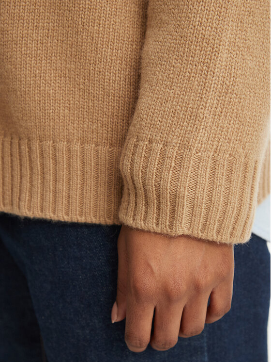 Weekend Max Mara Weekend Max Mara Krekls ar augstu apkakli Borgia 2625366142 Brūns Relaxed Fit