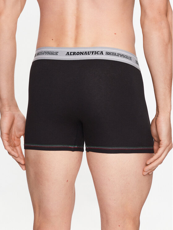 Aeronautica Militare Aeronautica Militare 2er-Set Boxershorts AM1UBX004 Schwarz