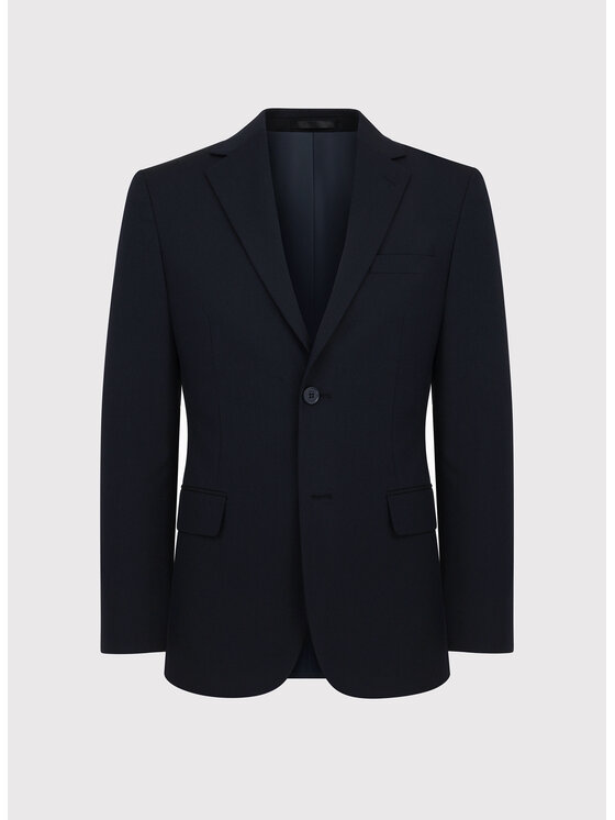 Pako Lorente Pako Lorente Marynarka P000B-3G-008 Granatowy Super Slim Fit