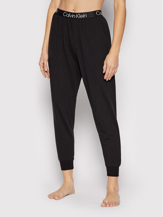 Calvin Klein Underwear Pantaloni pijama 000QS6757E Negru Relaxed Fit