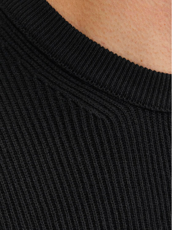 Jack & Jones Jack & Jones Sweter Perfect 12257771 Czarny Regular Fit