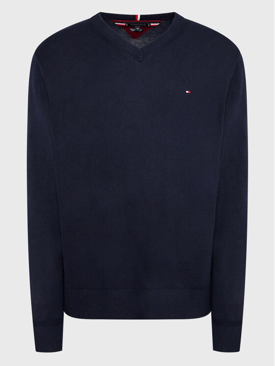 Tommy Hilfiger Tommy Hilfiger Džemper MW0MW28047 Tamnoplava Regular Fit