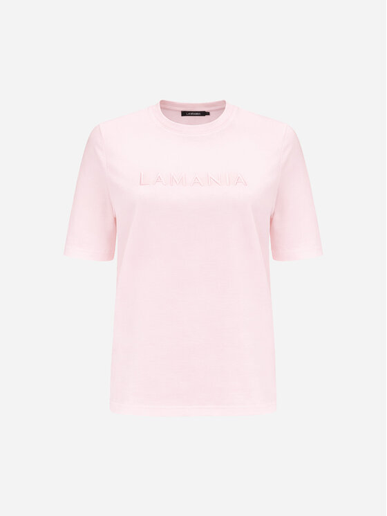La Mania La Mania T-Shirt LUCY Růžová Basic Fit