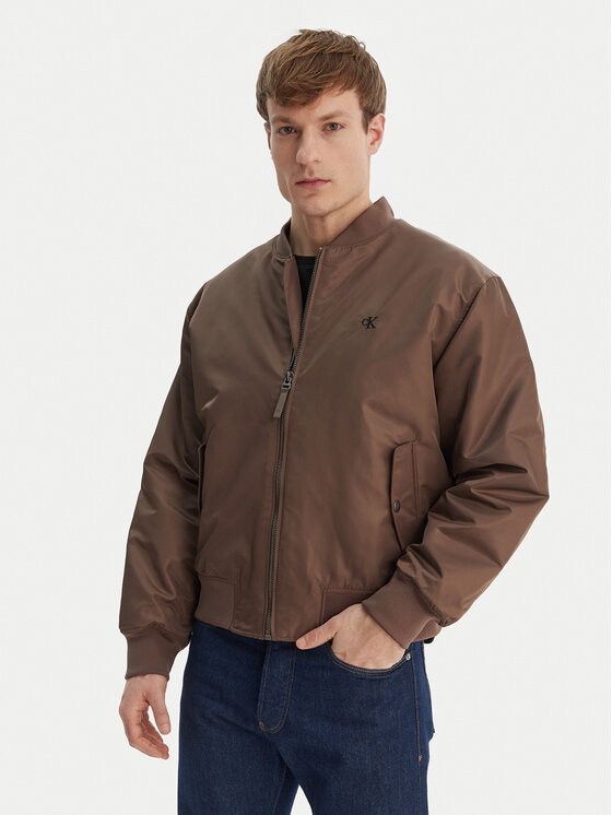 Calvin Klein Jeans Calvin Klein Jeans Μπόμπερ μπουφάν LV04RC526G Καφέ Regular Fit