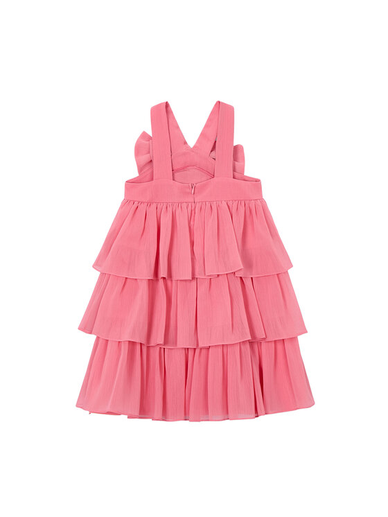 Mayoral Mayoral Elegantes Kleid 3912 Korallenfarben Regular Fit