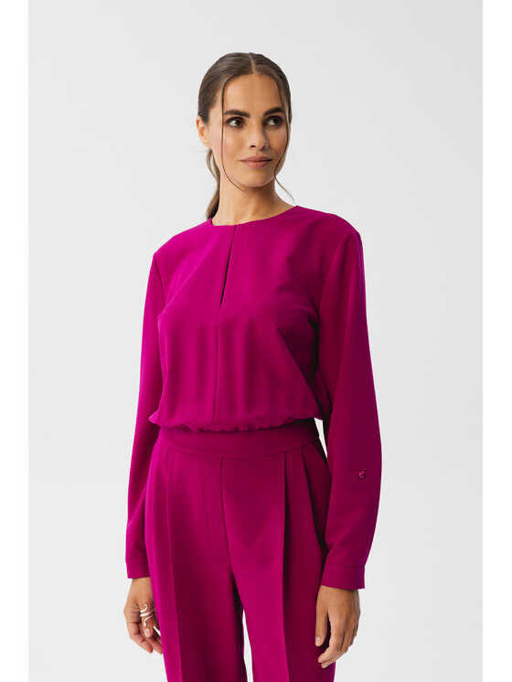 Stylove Stylove Kombinezon S355 Fioletowy Modern Fit