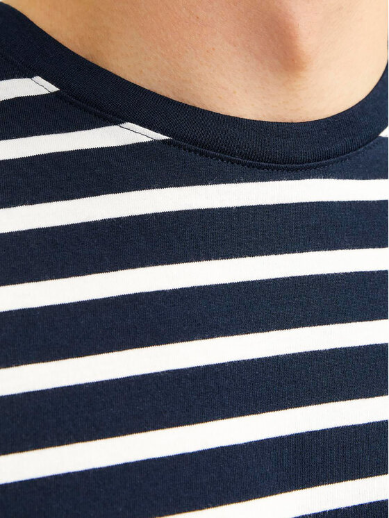 Jack&Jones Jack&Jones Majica Organic Basic 12156101 Mornarsko modra Slim Fit