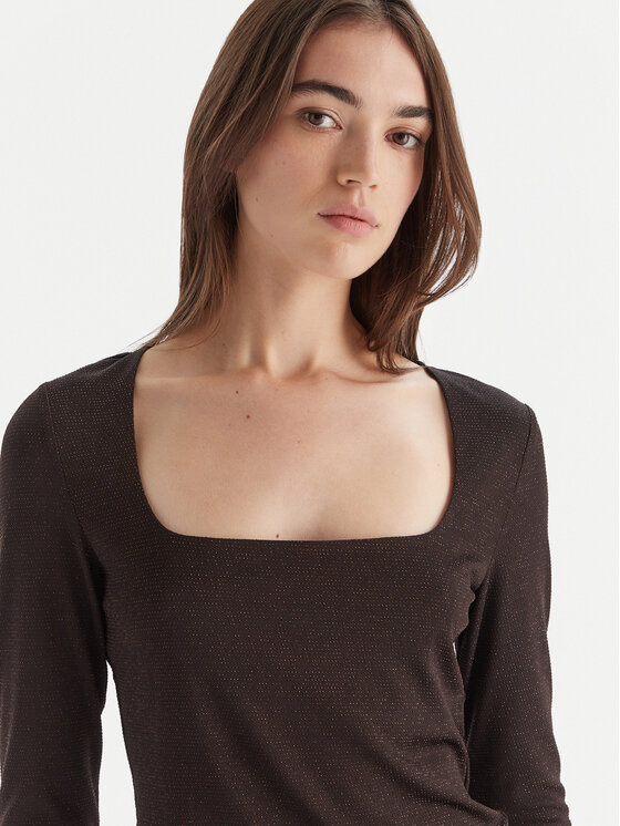 Vero Moda Vero Moda Bluză Kanva 10336088 Maro Regular Fit