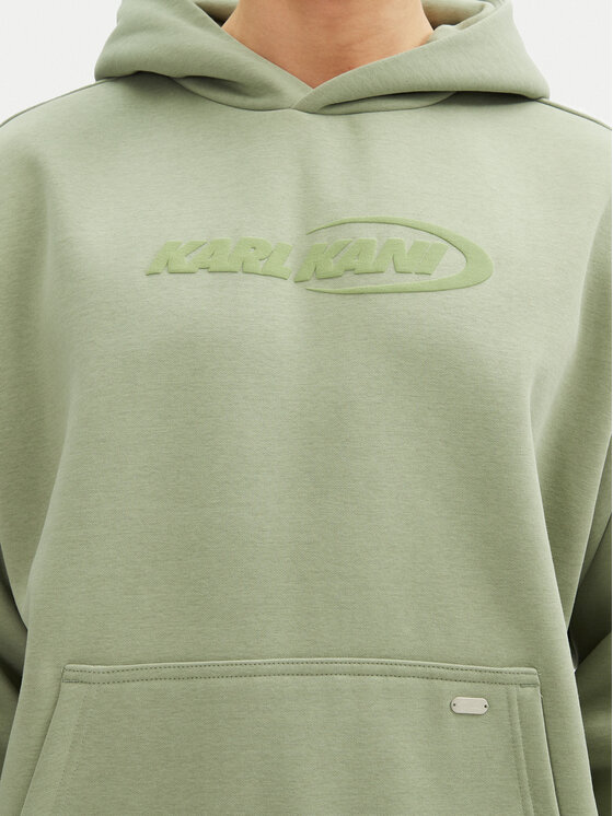 Karl Kani Karl Kani Majica dugih rukava Ellipse 60210339 Zelena Regular Fit