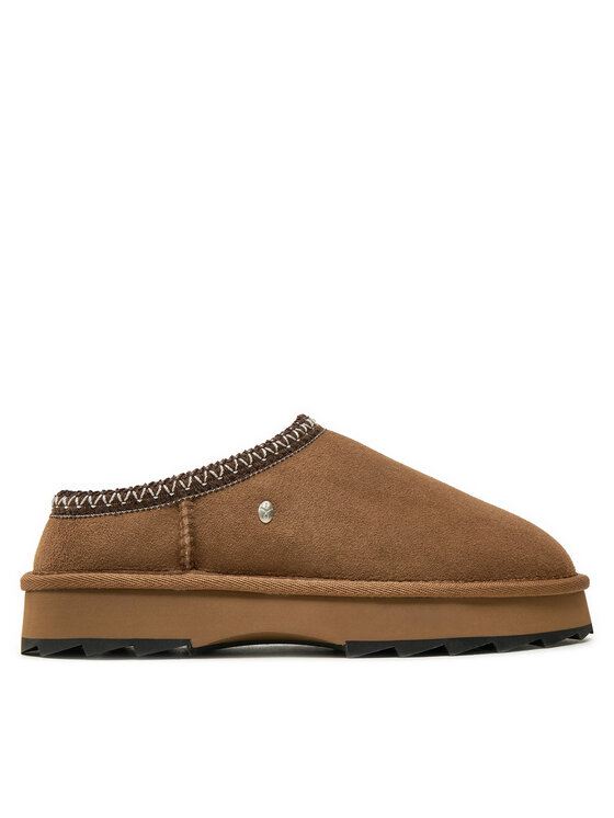 EMU Australia Damskie Kapcie, rozmiar 36, Brązowe, Sharky Scuff W13179