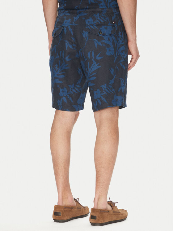 Tommy Hilfiger Tommy Hilfiger Medžiaginiai šortai Harlem MW0MW38847 Tamsiai mėlyna Regular Fit