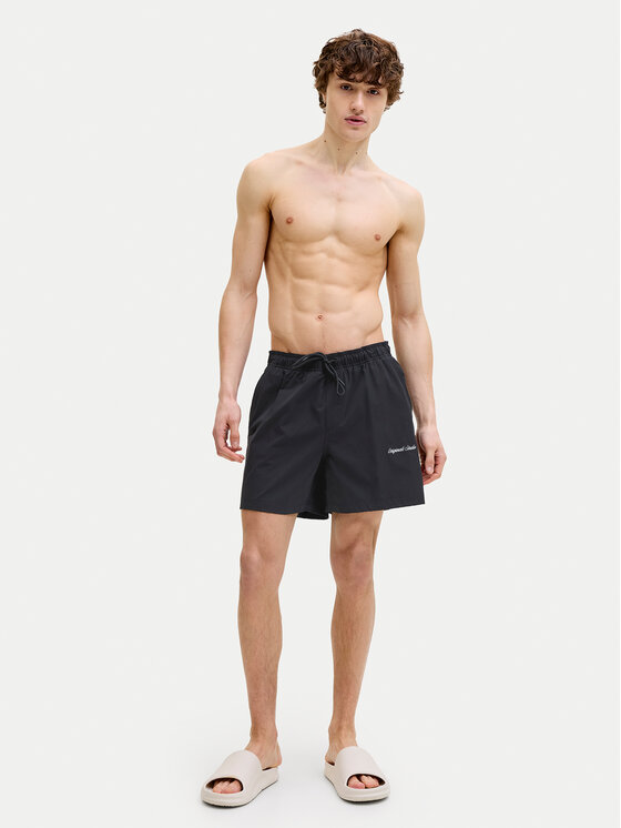 Jack & Jones Jack & Jones Pantaloni scurți pentru înot Maui Norrebro 12291434 Negru Regular Fit
