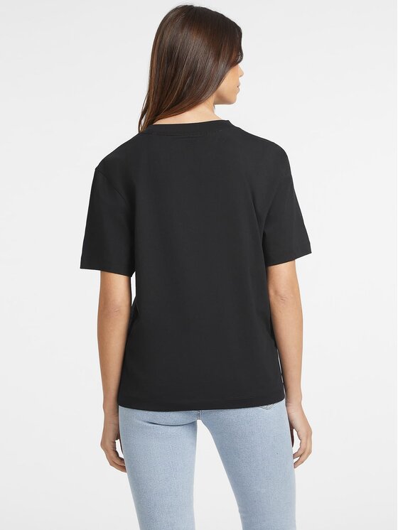 Guess Jeans Guess Jeans T-Shirt 165649 Czarny Classic Fit