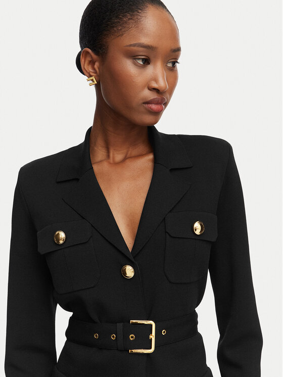 Elisabetta Franchi Elisabetta Franchi Піджак MK-10B-62E2-V600 Чорний Slim Fit