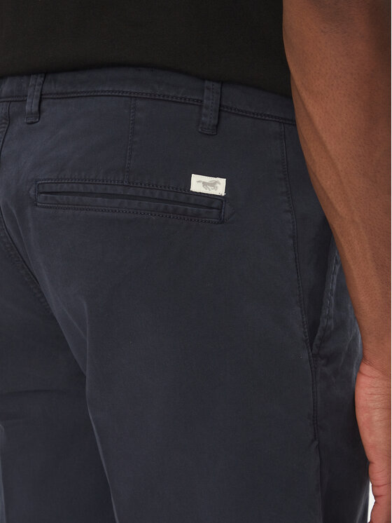 Mustang Mustang Stoffshorts Amsterdam 1016450 Dunkelblau Slim Fit