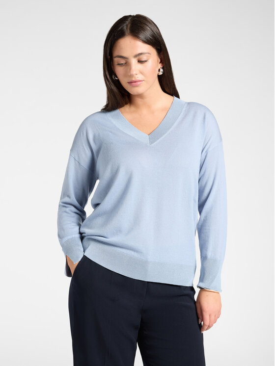 Elena Mirò Elena Mirò Maglione M112Z000879N0A4 Turchese Regular Fit