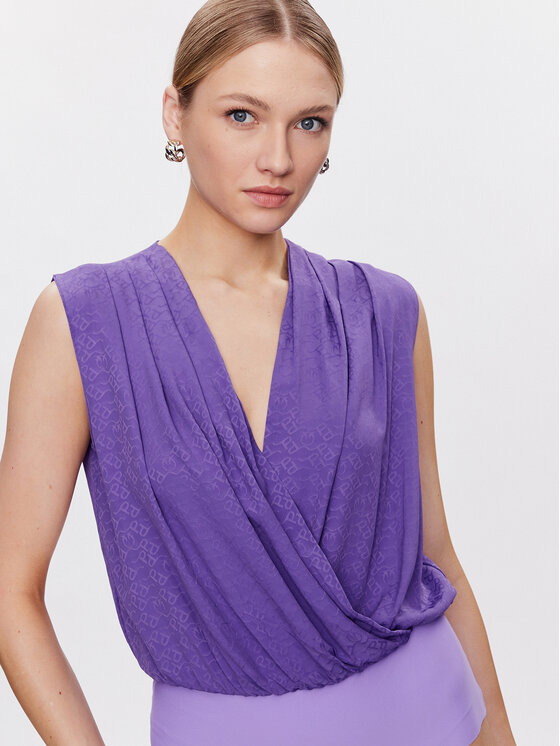 PINKO Pinko Glaustinukė Ines 100122 A01P Violetinė Regular Fit