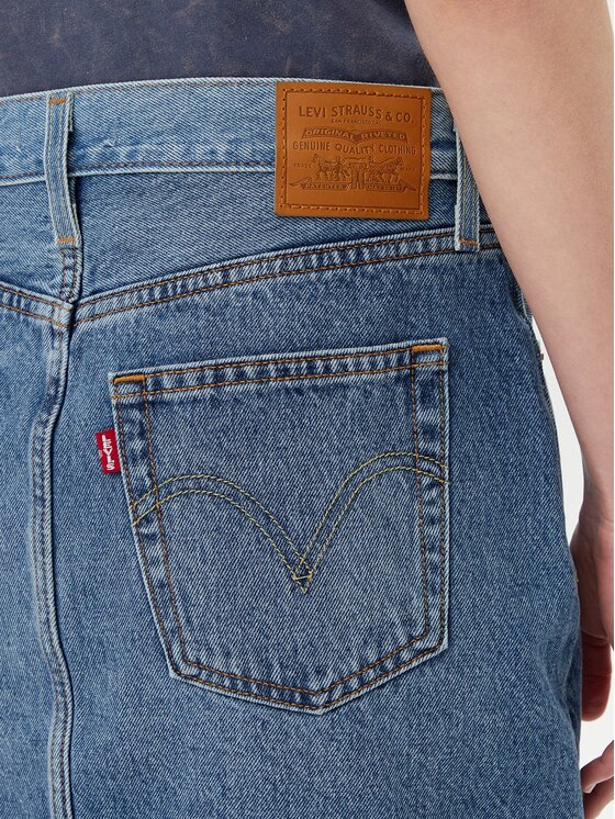 Levi's® Levi's® Džínsová sukňa Western 501® 001VJ-0001 Modrá Regular Fit