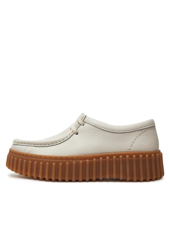 Clarks Clarks Półbuty Torhill Bee 26172085 Écru