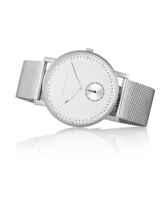 Meller Meller Zegarek 2P-2SILVER Srebrny