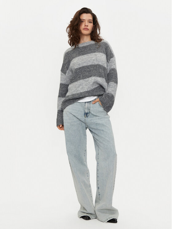 Noisy May Noisy May Megztinis Sutton 27031244 Pilka Loose Fit