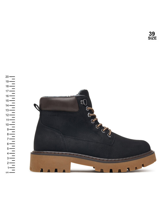 Tommy Hilfiger Tommy Hilfiger Trzewiki T3X5-35280-0296A695 S Czarny
