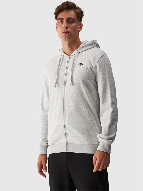 4F 4F Суитшърт 4FWMM00TSWSM1466 Светлосив Regular Fit