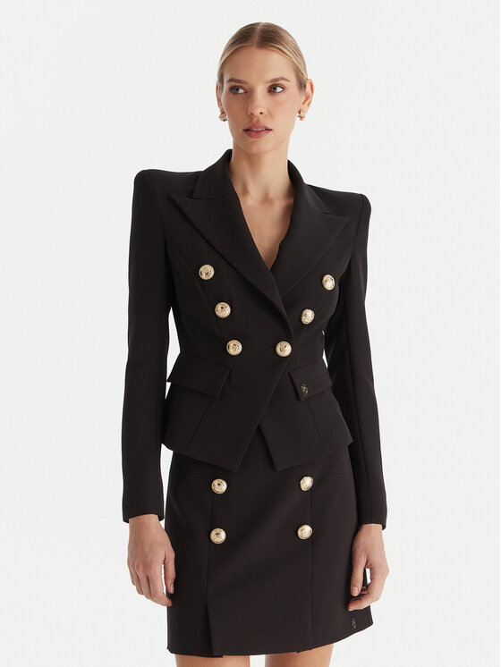 Babylon Babylon Suknjič S00779 Črna Slim Fit