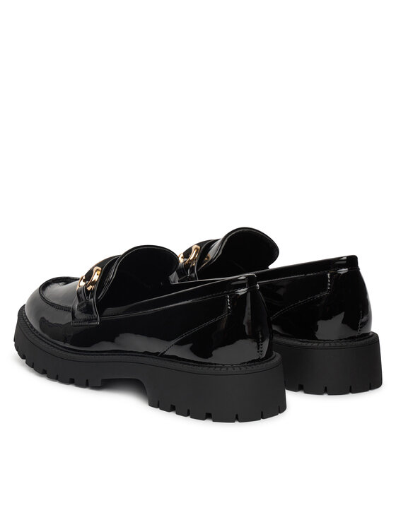 DeeZee DeeZee Loafersy 23038T235 Czarny