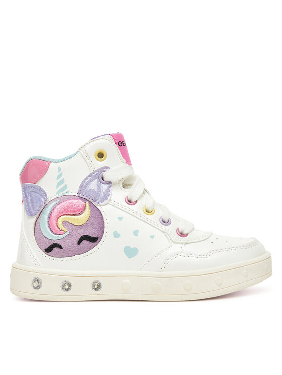 Geox Geox Sneakers J Skylin J568WD 0NFKN C0653 S Bianco