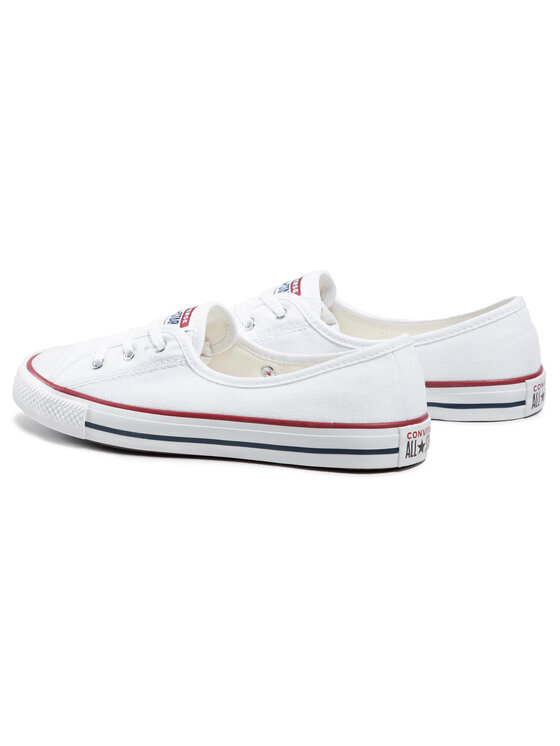 Converse Converse Sneakers aus Stoff Chuck Taylor All Star Ballet Lace Slip 566774C Weiß