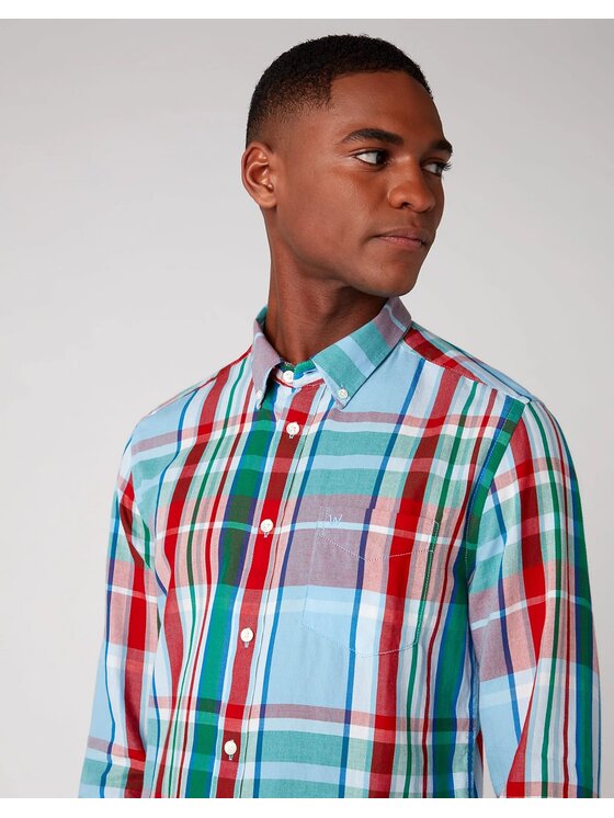 Wrangler Wrangler Camicia LS 1PKT BDOWN SHIRT Multicolore Regular Fit