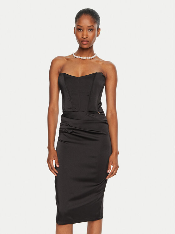 Rinascimento Rinascimento Kokteilikleit CFC0121016003 Must Slim Fit