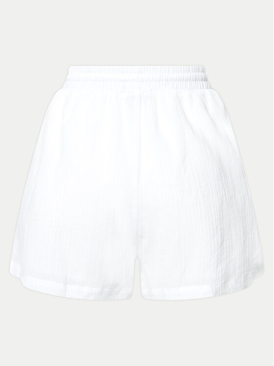 Seafolly Seafolly Bavlnené šortky Beachedit 55429-SH Biela Regular Fit